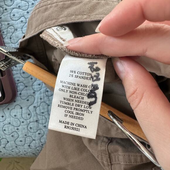 GENTEAL Brown Chino Pants Size 32x30 Casual comfort everyday - Picture 7 of 7